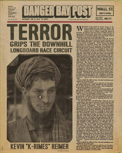 EXTRA!!! EXTRA!!!! READ ALL ABOUT IT!!!! THE DANGER BAY POST!!!!  - WILL THE COMPANIES AND SPECIAL FORCES BE ABLE TO STOP CRIMES THIS ATTACK OF DANGER BAY & JAKES RASH!!?? registration April fools day!!!! Spread the word!!!  - WWW.LANDYACHTZ.COM
				
 on COASTLONGBOARDING.COM